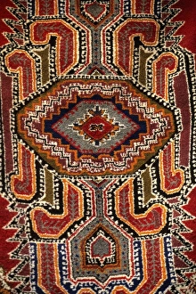 Casa Blanca Prints: Colorful rugs artwork in Casablanca Morocco Africa