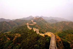 Great Wall Prints: Colorful scenic at the great Wall of China in Jinshanling