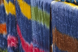 Colorful silk threads, Mandalay, Myanmar
