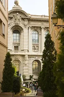 Wealth Prints: Colorful streets of the Palace and Fortress Museums area of Monte-Carlo in Monaco