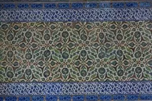Images Dated 29th September 2005: Colorful Tile work in the Topkapi Palace, Istanbul Turkey