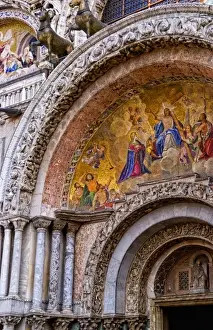 Images Dated 23rd October 2020: Colors of famous St Marks Church in the beautiful city of Venice Italy Venezia Italian