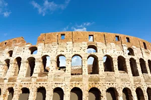 Colosseum or Flavian Amphitheatre, Rome, Unesco World Heritage Site, Latium, Italy