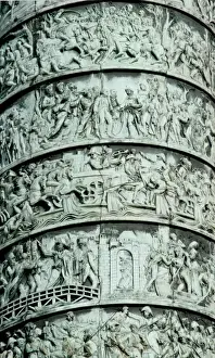 Column Vendome erected by Napoleon Bonaparte to commemorate the Battle of Austerlitz