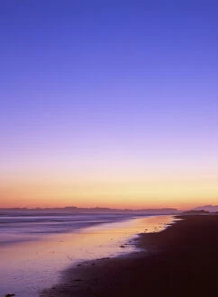 Combers Beach at Twilight, Pacific Rim NP, Vancouver Island, BC, Canada