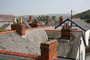 Images Dated 7th June 2006: Conwy, Wales. The magnificent walled city of Conwy, with Conwy Castle in the background
