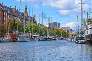 Copenhagen Prints: Copenhagen, Denmark. Copenhagen's canals