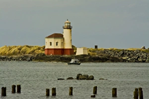 Nautical Prints: Coquille River Lighthouse, Coquille River, Bandon by the Sea, Oregon, USA