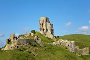 England Prints: Corfe Castle, Corfe, Dorset, England