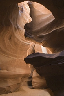 Images Dated 14th June 2006: The Corkscrew in Upper Antelope Canyon, Navajo Reservation, Arizona, US