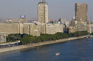 Cairo Prints: Corniche El Nil, Nile River, Cairo, Egypt, North Africa, Africa