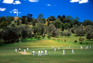 Images Dated 26th September 2005: Cornwall Cricket Club, Cornwall Park and One Tree Hill, Auckland