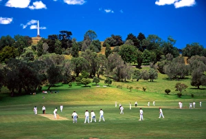 Images Dated 26th September 2005: Cornwall Cricket Club, Cornwall Park and One Tree Hill, Auckland