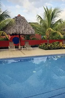 Costa Rica, Playa Esterillos Este. Main Pool at the Xandari by the Pacific Resort & Spa