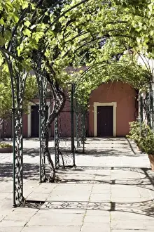 Court Yard Prints: Courtyard in the San Jose Palace, former personal residence of Justo Jose de Urquiza