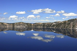 Images Dated 7th June 2008: Crater Lake Reflections, Crater Lake National Park, Oregon, USA