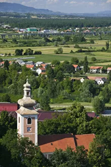 Images Dated 31st May 2007: CROATIA, Banija-Kordun Region, KARLOVAC. Countryside view from the Dubovac midieval