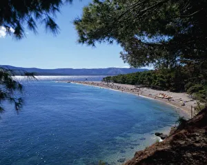 Croatia, Brac Island, Bol, Golden Cape Beach