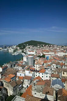 Images Dated 25th May 2007: CROATIA-Central Dalmatia-SPLIT: Old town SPLIT- Overview from Cathedral of St