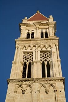 Croatia, Dalmatia, Trogir, a UNESCO World Heritage site. Cathedral of St. Lawrence