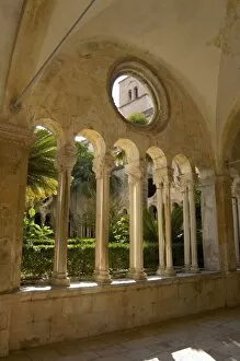 Images Dated 3rd October 2004: Croatia, Dubrovnik, Romanesque cloister, Franciscan monastery