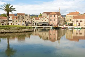 Images Dated 2nd December 2019: Croatia, Hvar Island, Vrboska. Known as Little Venice