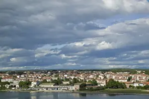 Images Dated 30th May 2007: CROATIA, Istria, POREC. Town View from the Euphrasian Basilica (b. 6th century) tower
