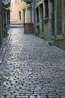 Images Dated 30th May 2007: CROATIA, Istria, ROVINJ. ROVINJ old town cobbled street