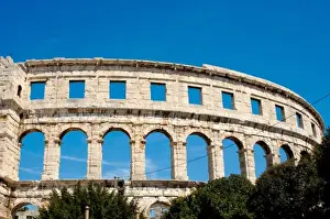 Images Dated 1st September 2007: Croatia. Roman Amphitheater. Built in the first century AD. Declared a World Heritage