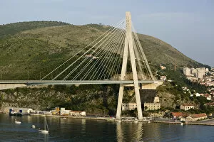 Images Dated 21st May 2007: CROATIA, Southern Dalmatia, DUBROVNIK. Dr. Franjo Trudman Bridge over the Dubrovacka