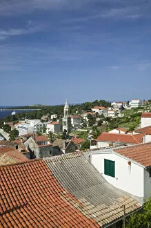Images Dated 23rd May 2007: CROATIA, Southern Dalmatia, Hvar Island, Hvar Town. Overview of Hvar Town