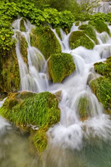 Images Dated 17th May 2018: Croatia. Waterfalls in Plitvice National Park