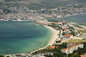 Images Dated 27th May 2007: Croatia, Zadar Region, Pag Island, Pag Town. Pag Island View