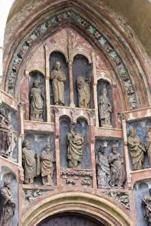 Architecture Collection: Croatia, Zagreb, Church of St. Mark, St. Marks Square