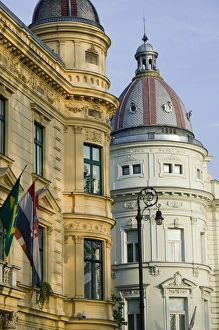 Images Dated 2nd May 2007: Croatia-Zagreb. Lower Town Buildings by the Strossmayer Gallery of Old Masters