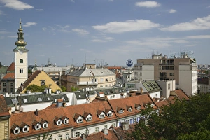 Images Dated 1st May 2007: Croatia-Zagreb. Old Town Zagreb and St. Mary Church