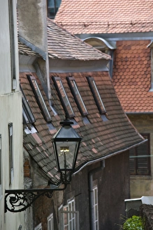 Images Dated 1st May 2007: Croatia-Zagreb. Old Town Zagreb-Streetlight