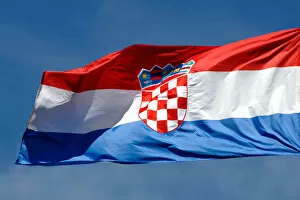 Images Dated 1st September 2007: Crotian flag