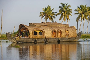 Cruise boat in Backwaters, Kerala, India