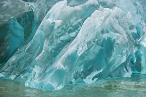Aquamarine Prints: Crystalline iceberg shines in Endicott Arm