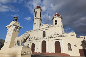 Images Dated 10th March 2012: Cuba, Cienfuegos Province, Cienfuegos, Catedral de Purisima Concepcion cathedral