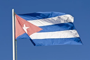 Images Dated 26th April 2011: Cuba. Cuban flag