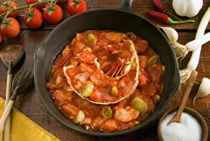 Cuba, food, cuban lobster, langosta en pure de tomate, traditional