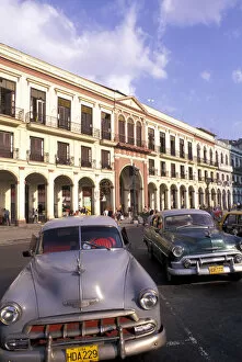 Cuba, Havana. Classic 1950s autos