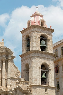 Clear Sky Prints: Cuba, Havana. Havana Cathedral, Cuban Baroque facade