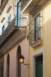 Images Dated 4th March 2012: Cuba, Havana, Havana Vieja, Old Havana buildings