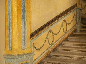 Images Dated 29th January 2022: Cuba, Havana, Havana Vieja, UNESCO World Heritage Site, interior of colonial mansion