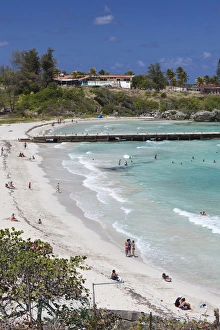 Images Dated 17th March 2012: Cuba, Havana Province, Playas del Este, Playa Jibacoa beach