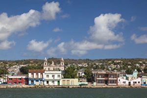 Communist Prints: Cuba, Matanzas Province, Matanzas, town waterfront, Bahia de Matanzas Bay