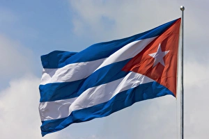 Images Dated 3rd December 2012: Cuba national flag